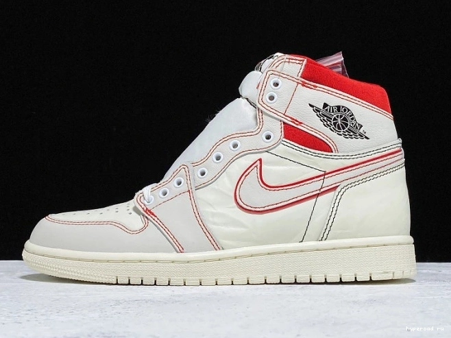OG Jordan Retro Red 1 555088-160 Gym Air 